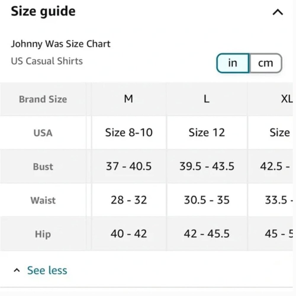 Johnny Was Fall Dance Favorite Long Sleeve Crewneck Swing Tee Top Multi L - Picture 15 of 15